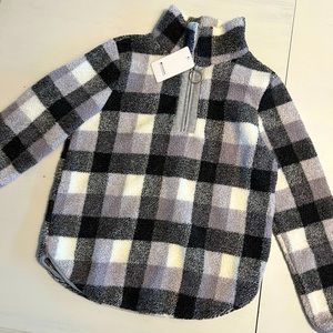 Buffalo Check Pullover- NWT - Size M
